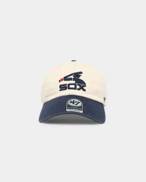 47 Brand Chicago White Sox Clean Up Strapback Natural