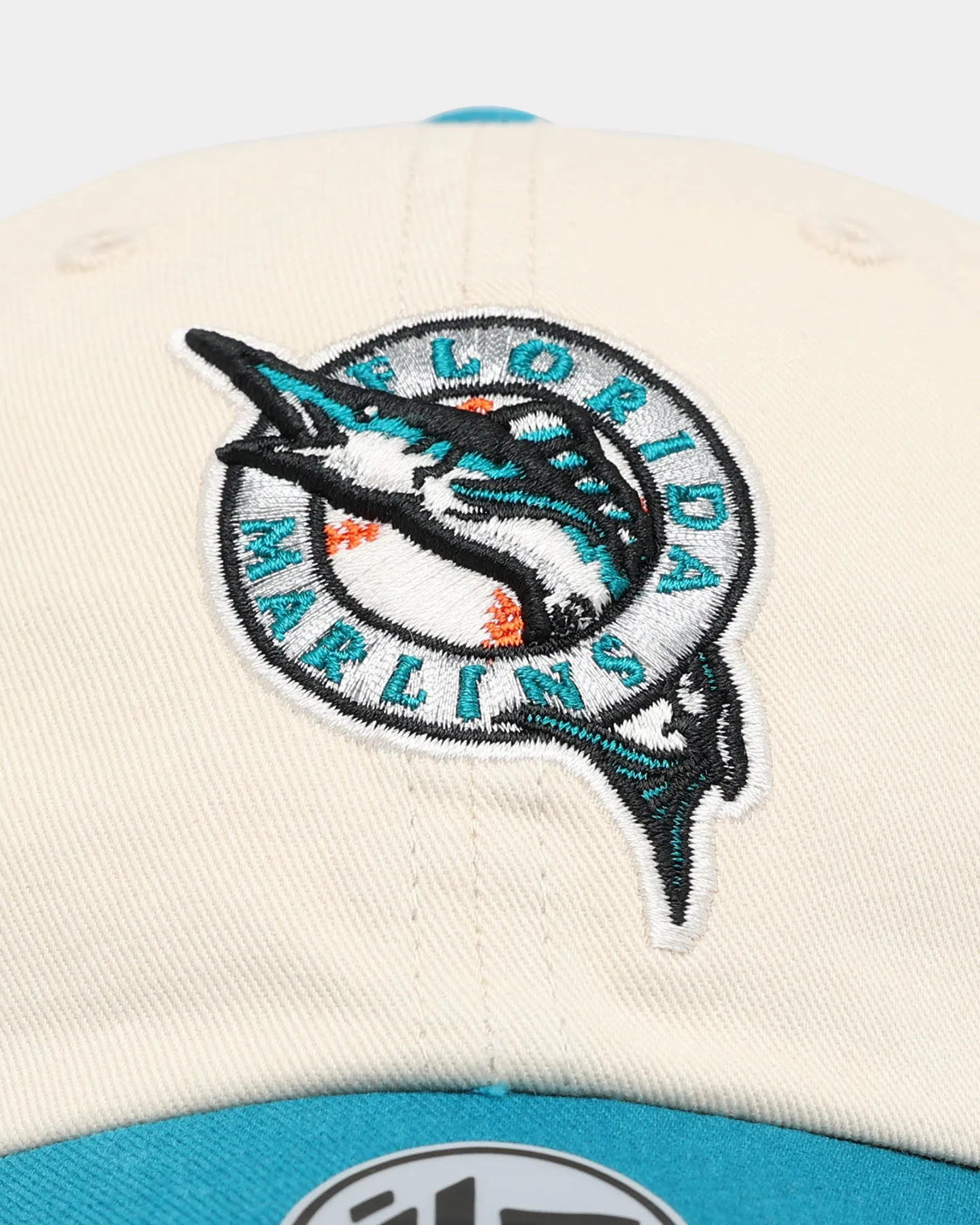 47 Brand Miami Marlins Clean Up Strapback Natural