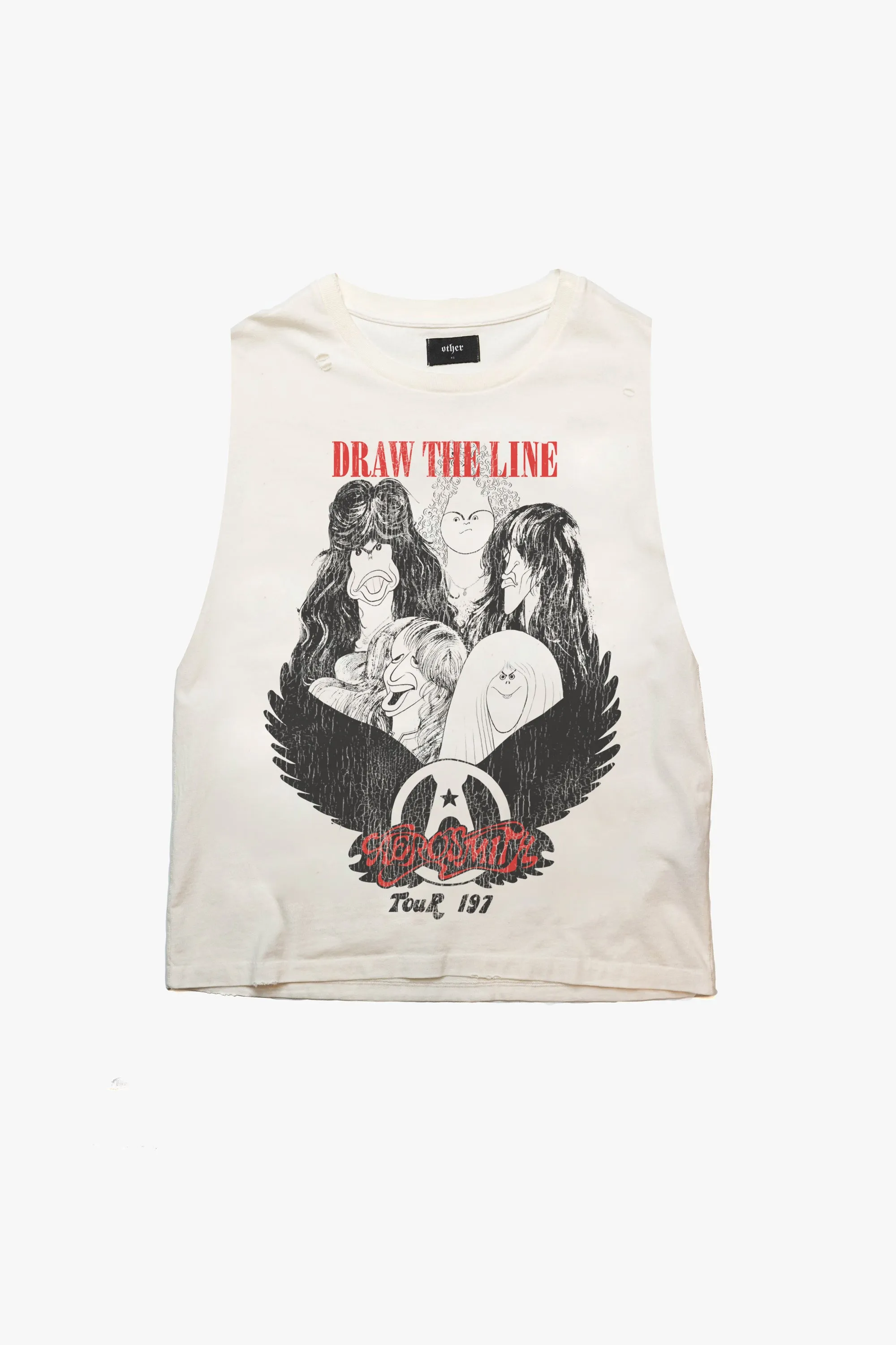 Aerosmith Draw The Line Vintage Tank