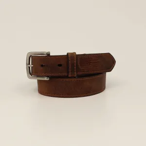 Ariat Youth USA Flag Shield Brown Belt