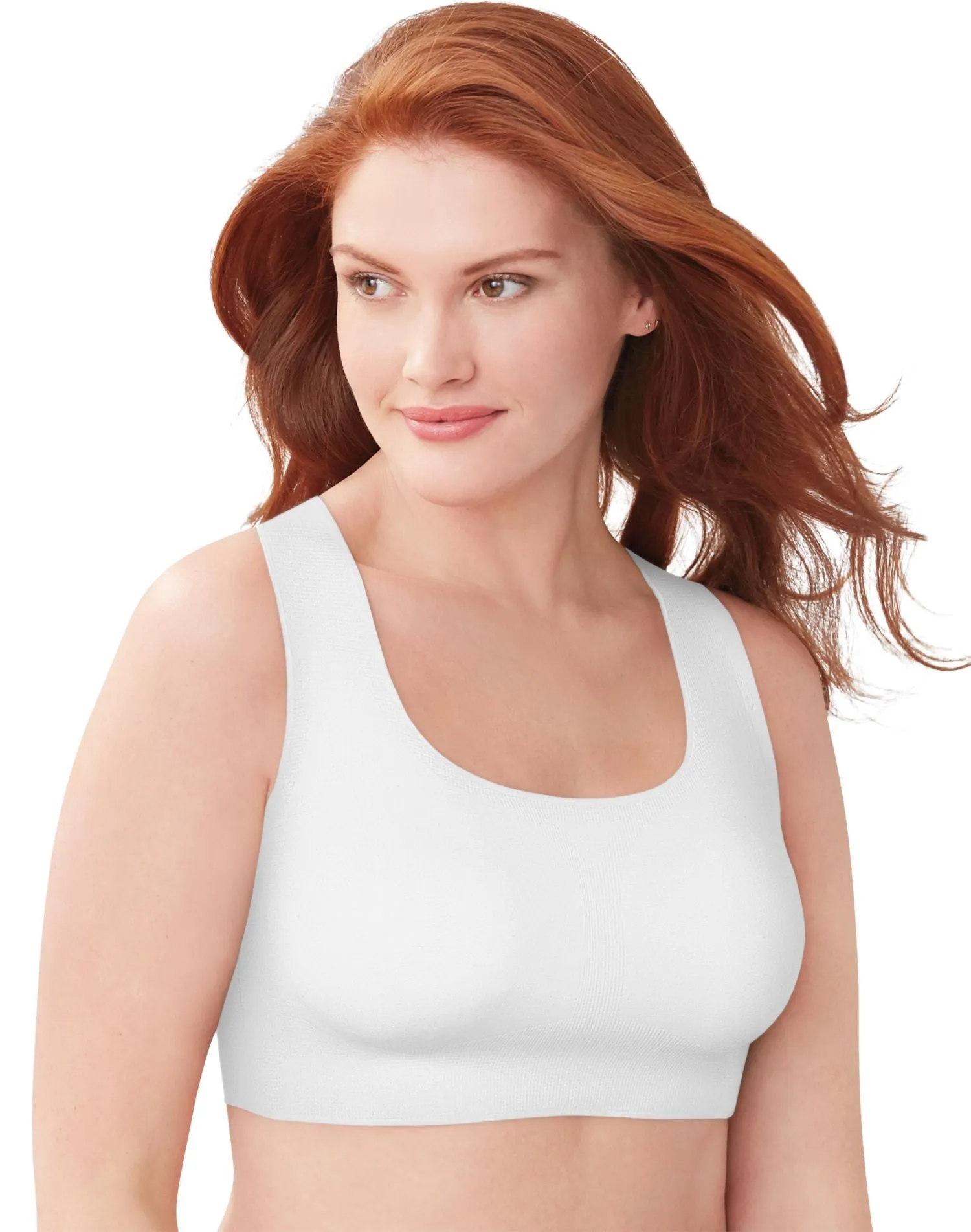 Bali Womens Comfort Revolution EasyLite Seamless Wirefree Bra