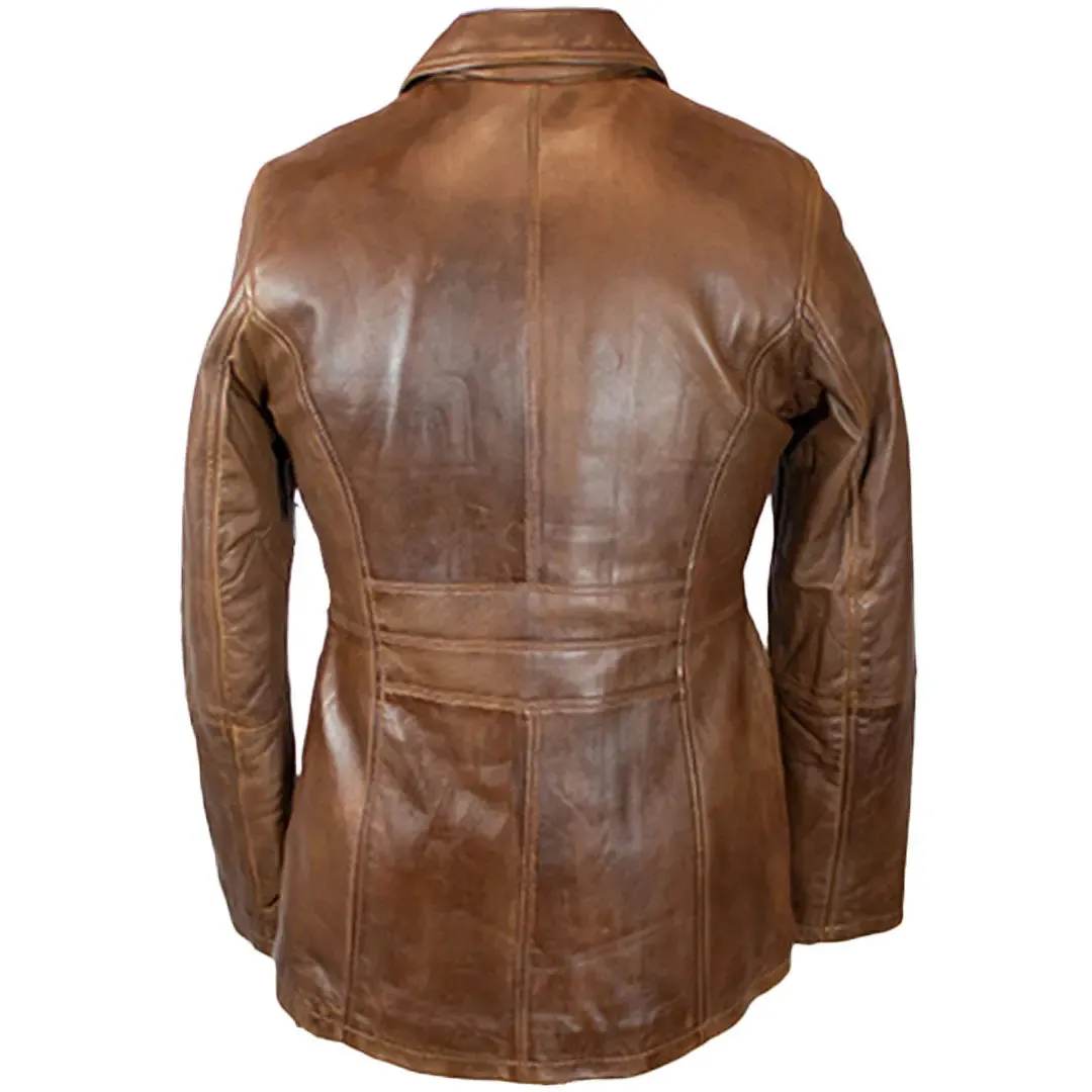 BOL Women's Princess Cut Leather Jacket