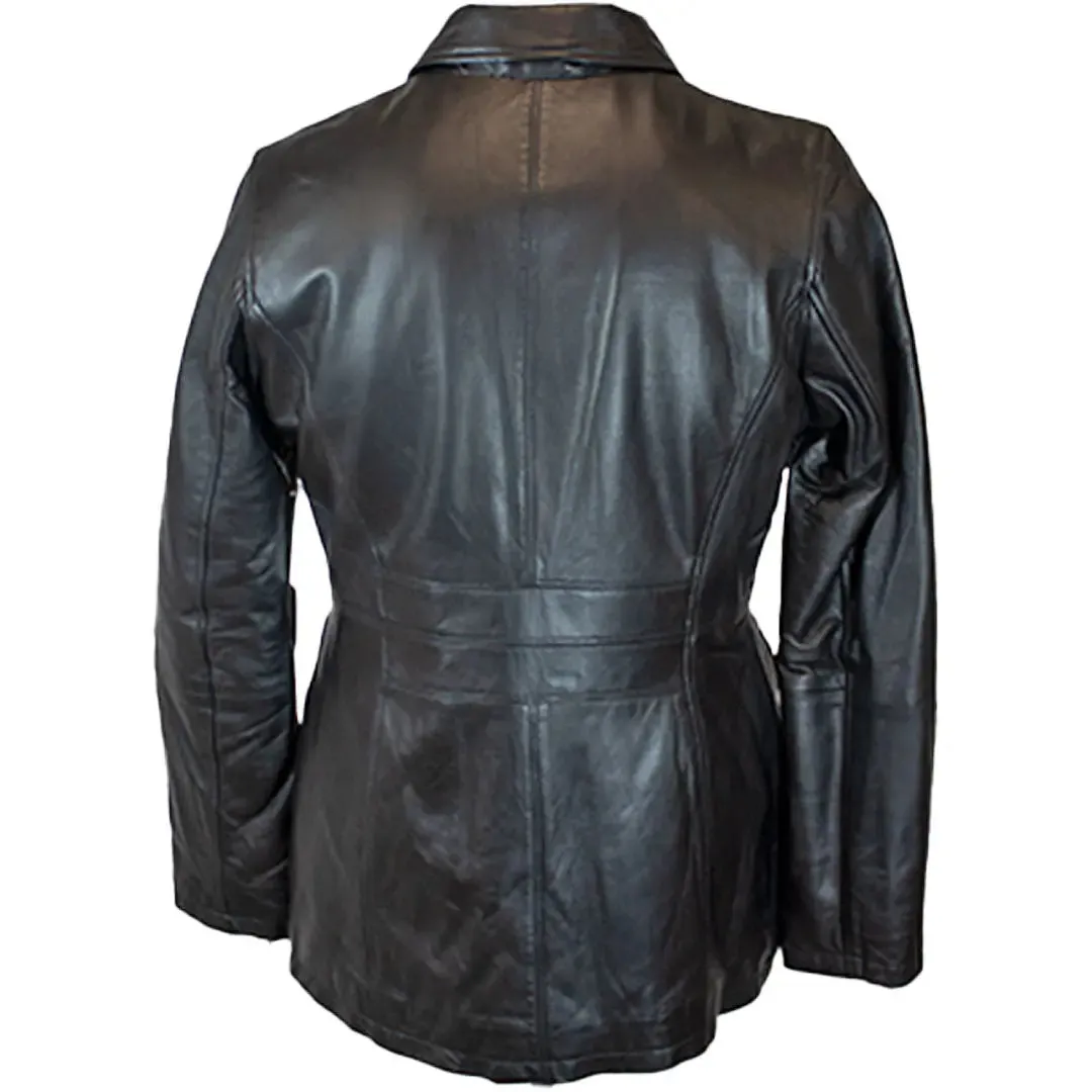 BOL Women's Princess Cut Leather Jacket