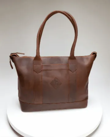 Cathy Zip Tote - Toffee