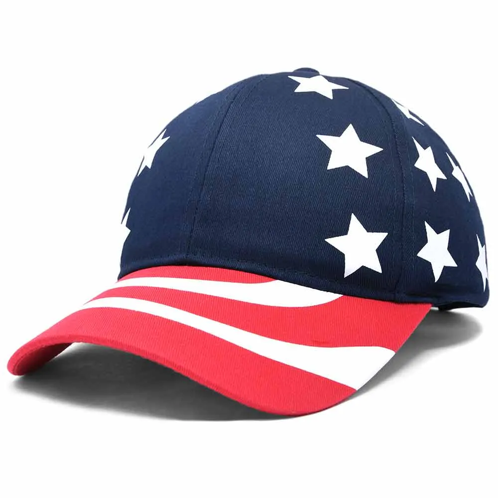 Dalix USA Stars and Stripes Cap