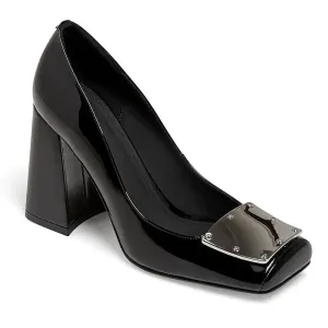 Diana Black Block Heels