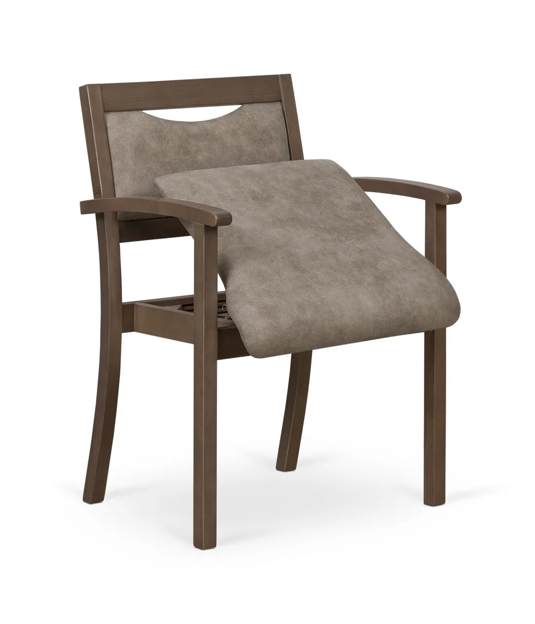 Easy Up 2LiftU Lift Up 58cm Wide Oak Wood Dining Chair