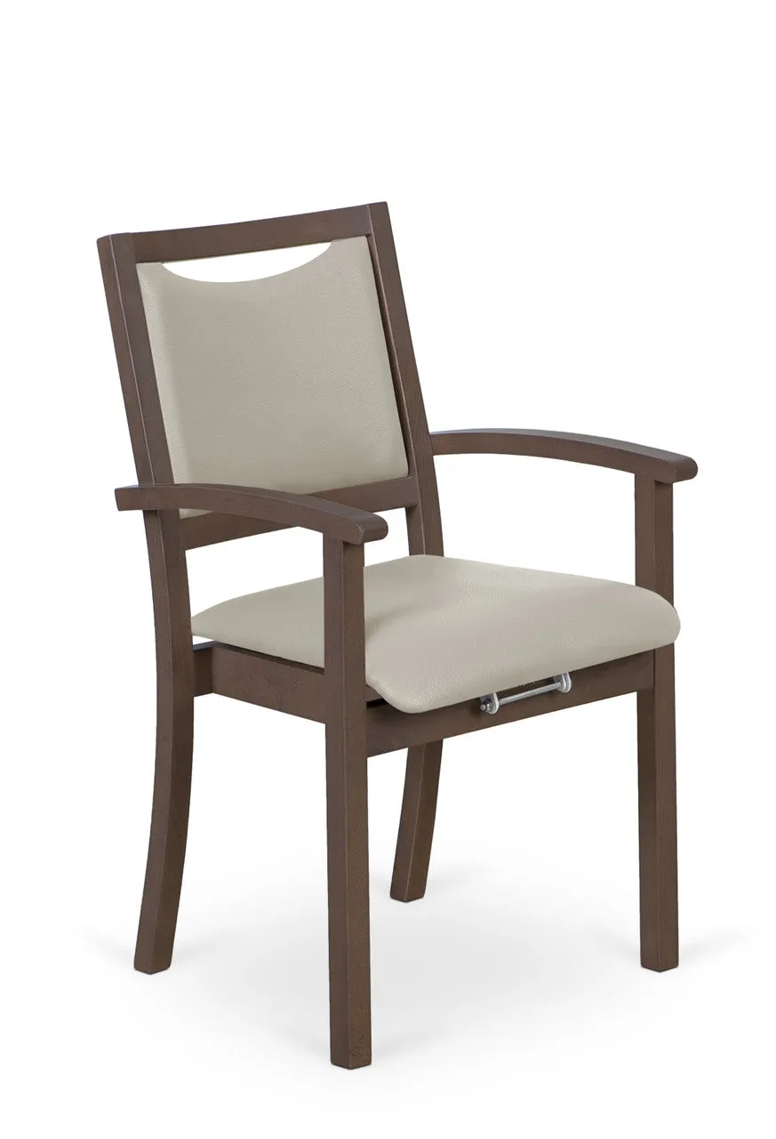 Easy Up 2LiftU Lift Up 58cm Wide Oak Wood Dining Chair