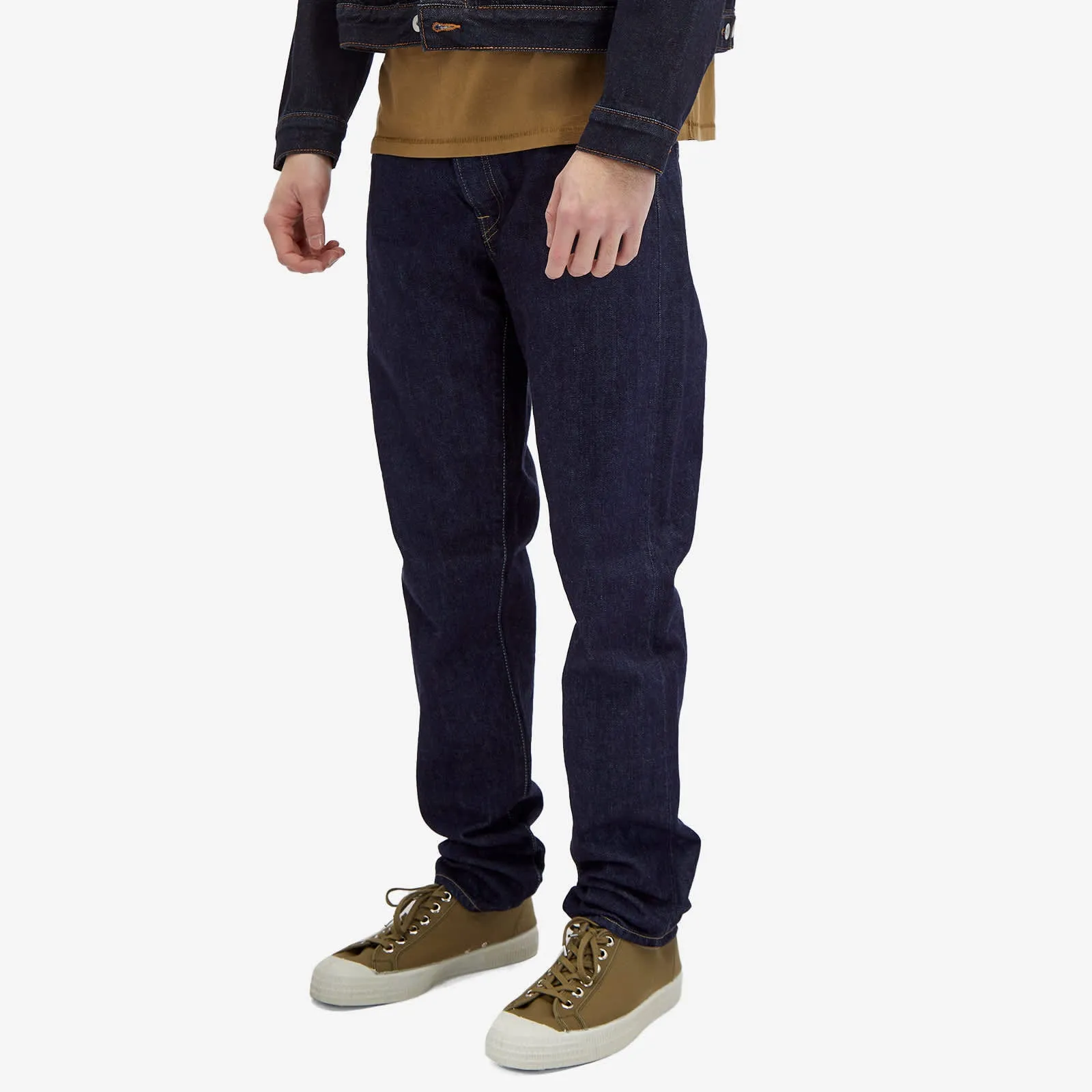 Edwin Regular Tapered Red Selvedge Jeans in Blue Rinsed