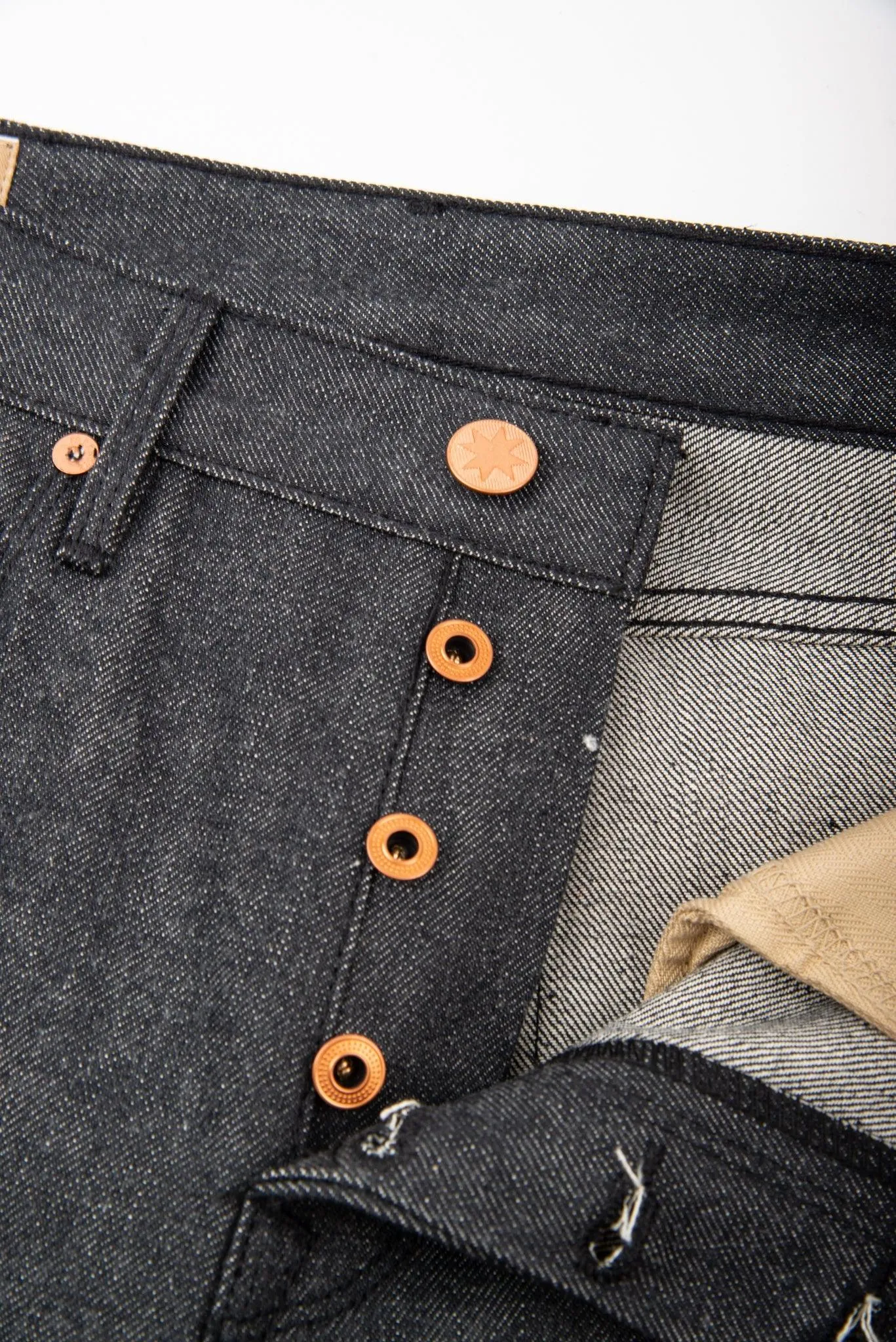 Freenote Cloth - Portola 14oz Charcoal Selvedge Denim