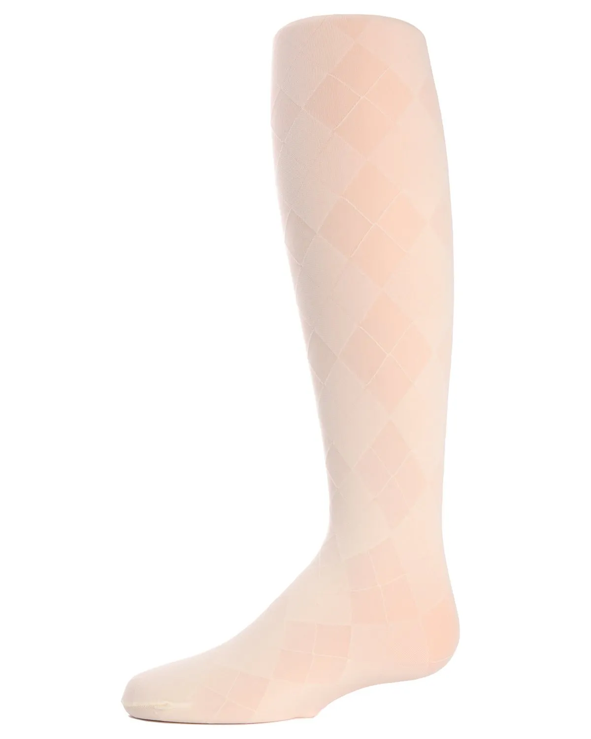 Girls' Sheer Argyle Nylon Tights