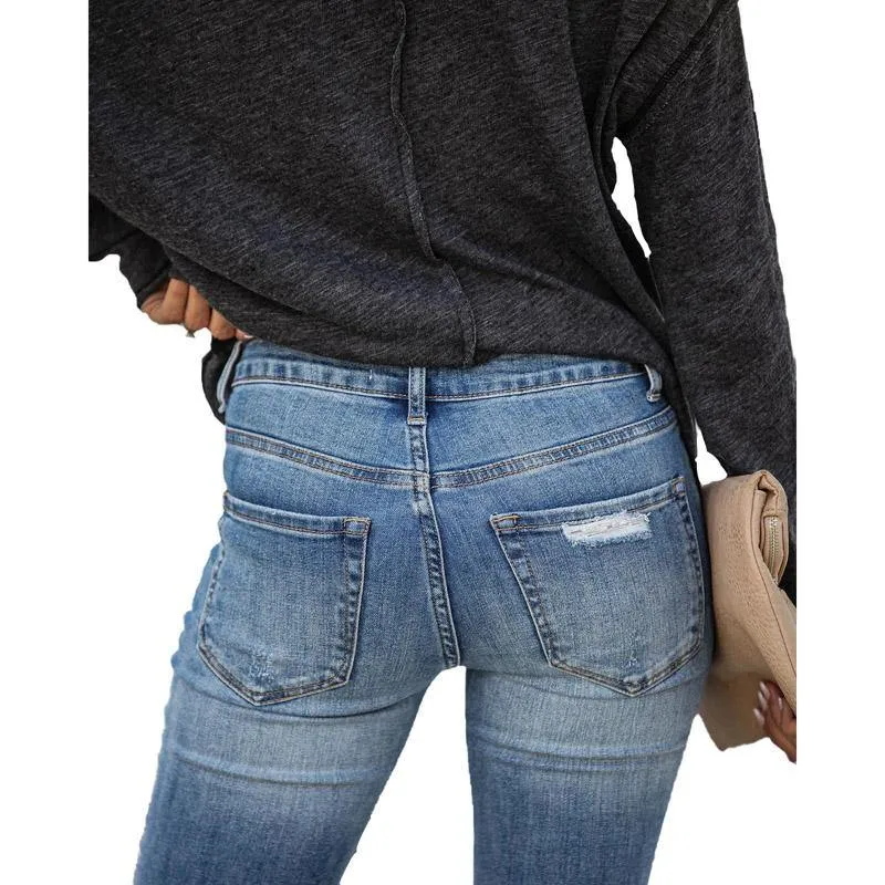 High Waist Stretch Jeans