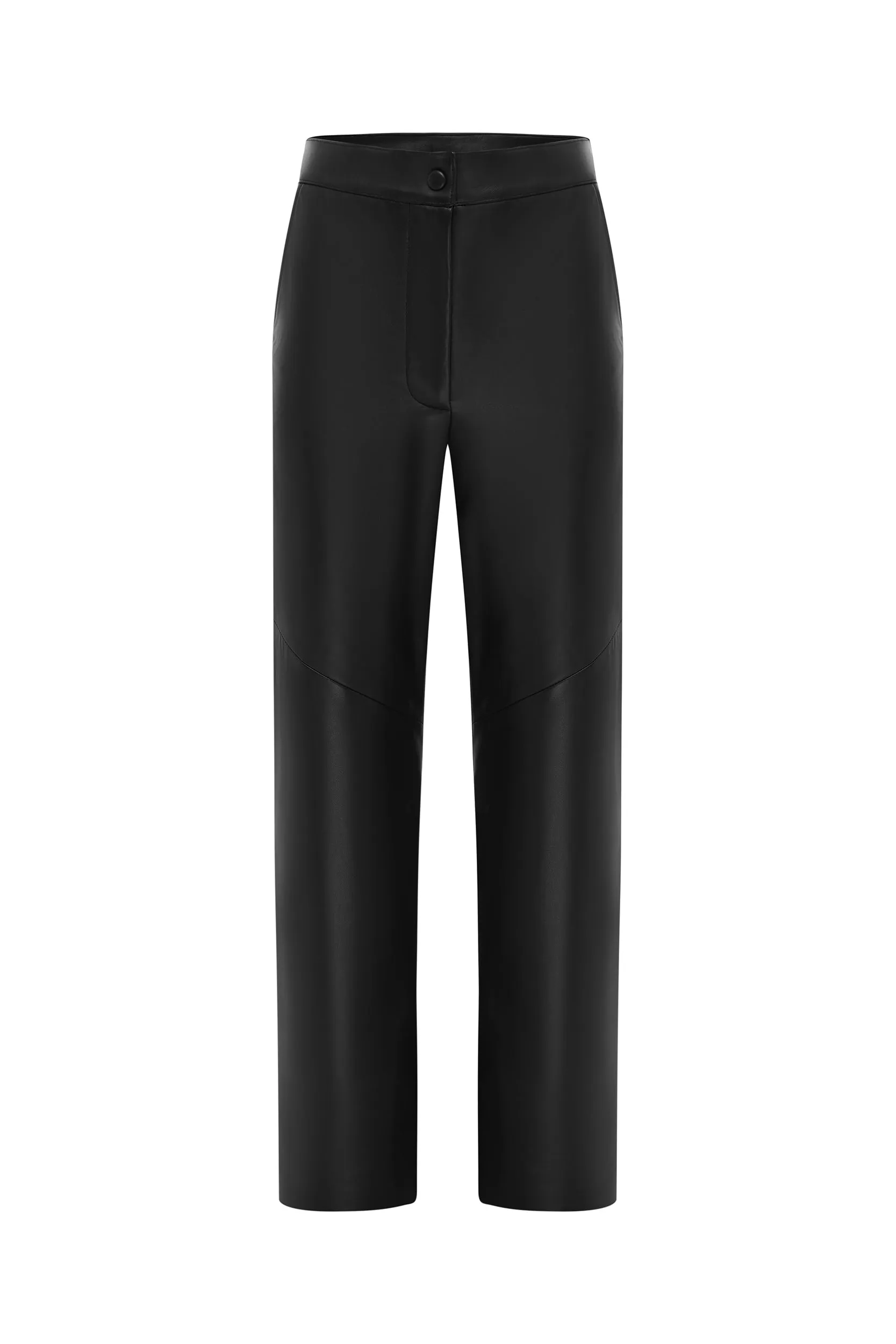 Jet Italian Leather Pant in Black