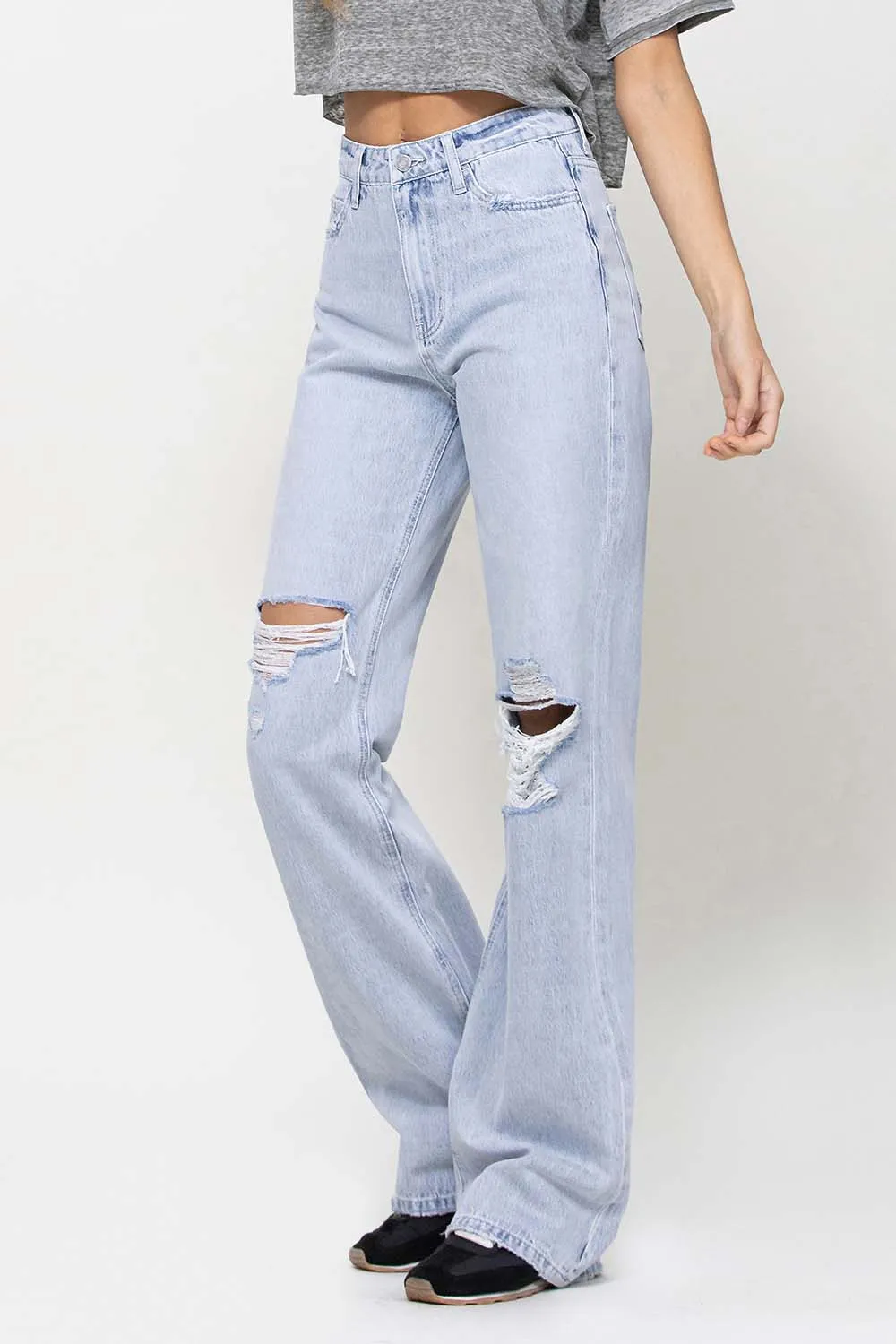 Leslie 90s Flare Hi Waist Jeans by Vervet