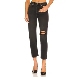 Levi's Wedgie Straight Long Bottom Jean