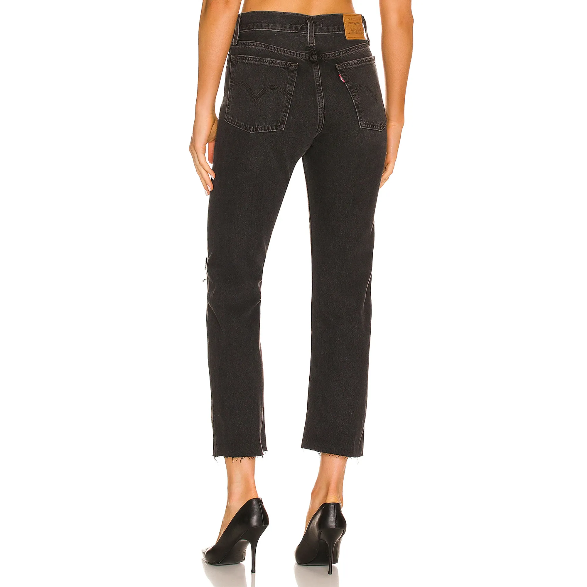 Levi's Wedgie Straight Long Bottom Jean