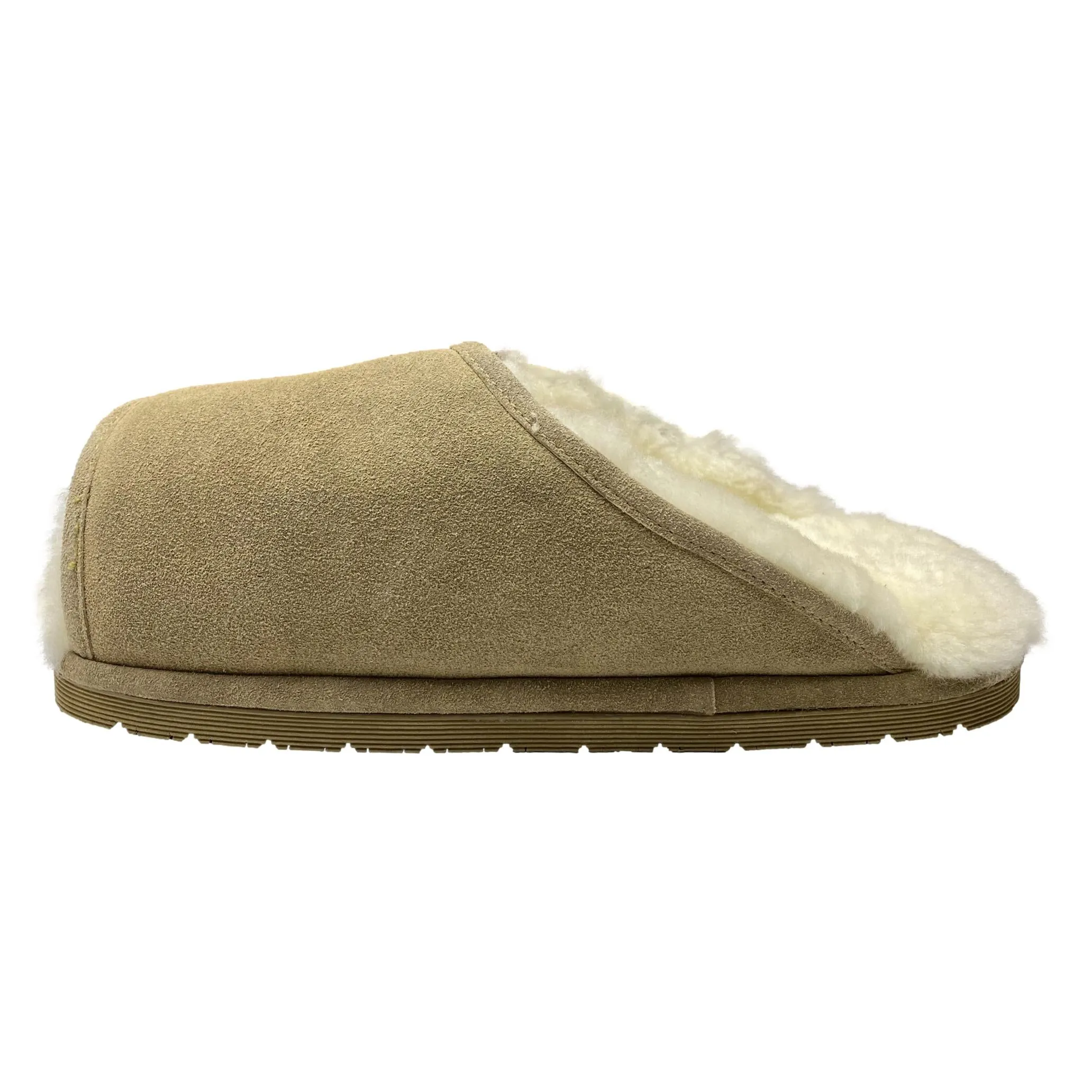 LU Women's Sheepskin Step-Ins - Adjustable Scuffs Shearling Slippers