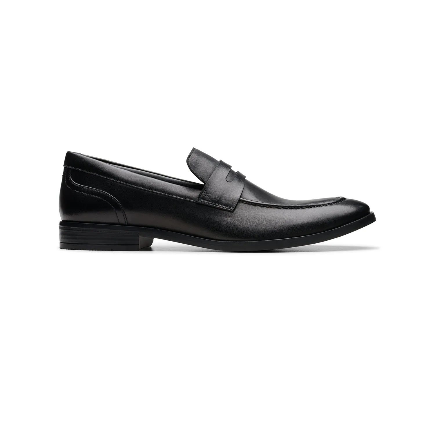 Mens - Brandon Step Black Leather