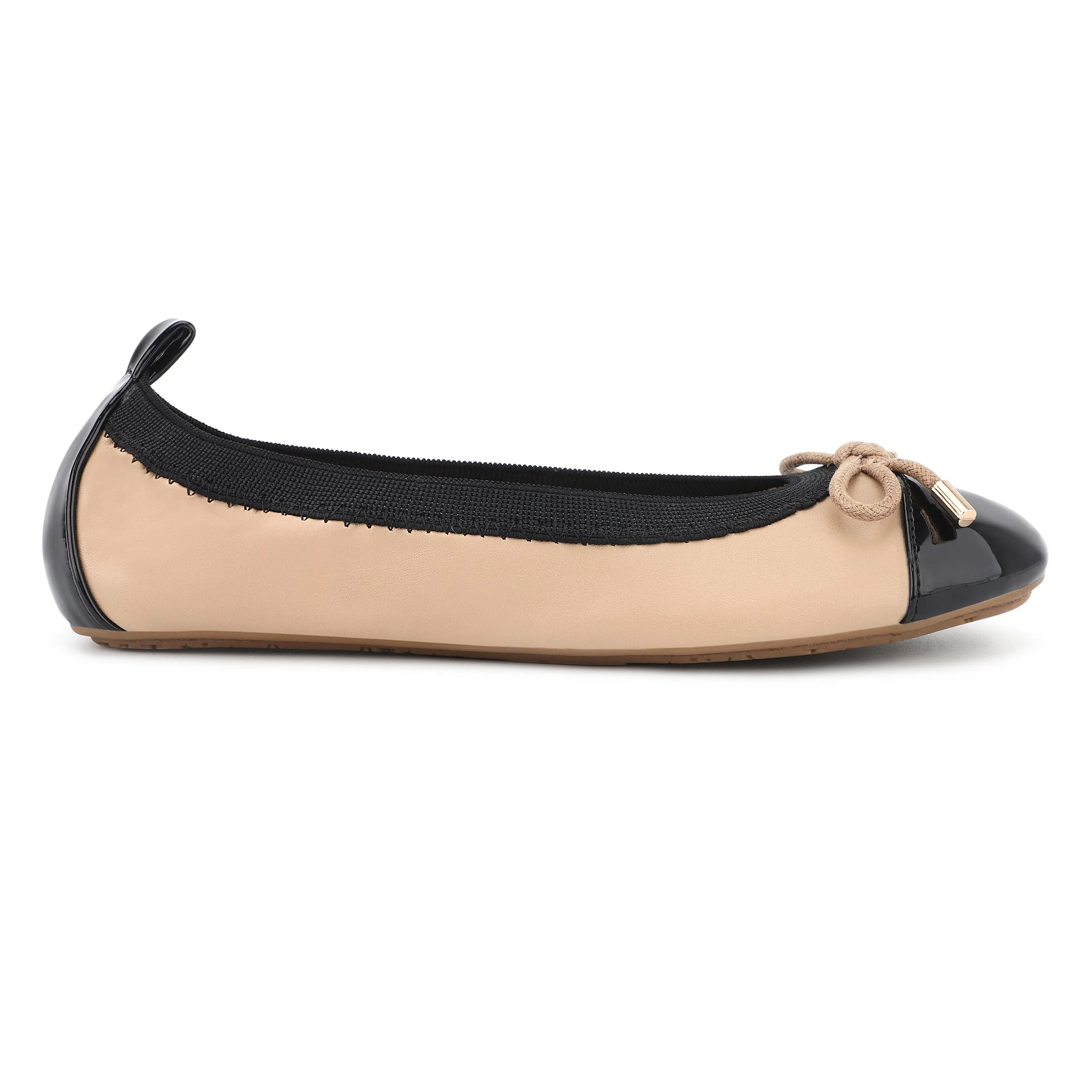 Miss Samantha Ballet Flat in Nude - Kids