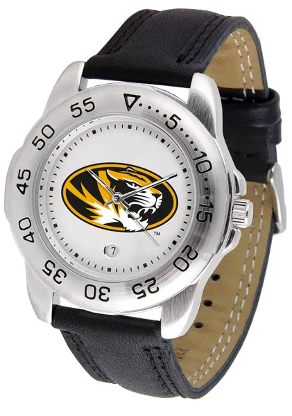 Missouri Tigers Sport Leather Men’s Watch