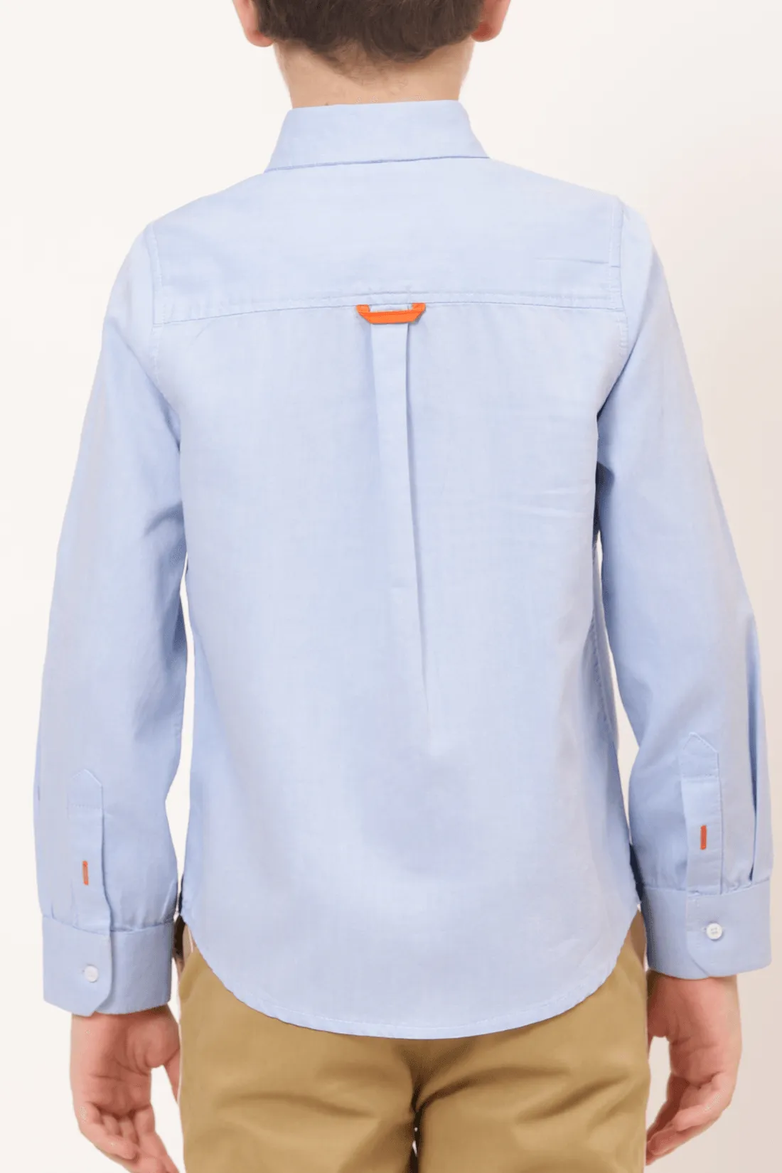 One Friday Varsity Chic Powder Blue Full Sleeves Shirt for Boys