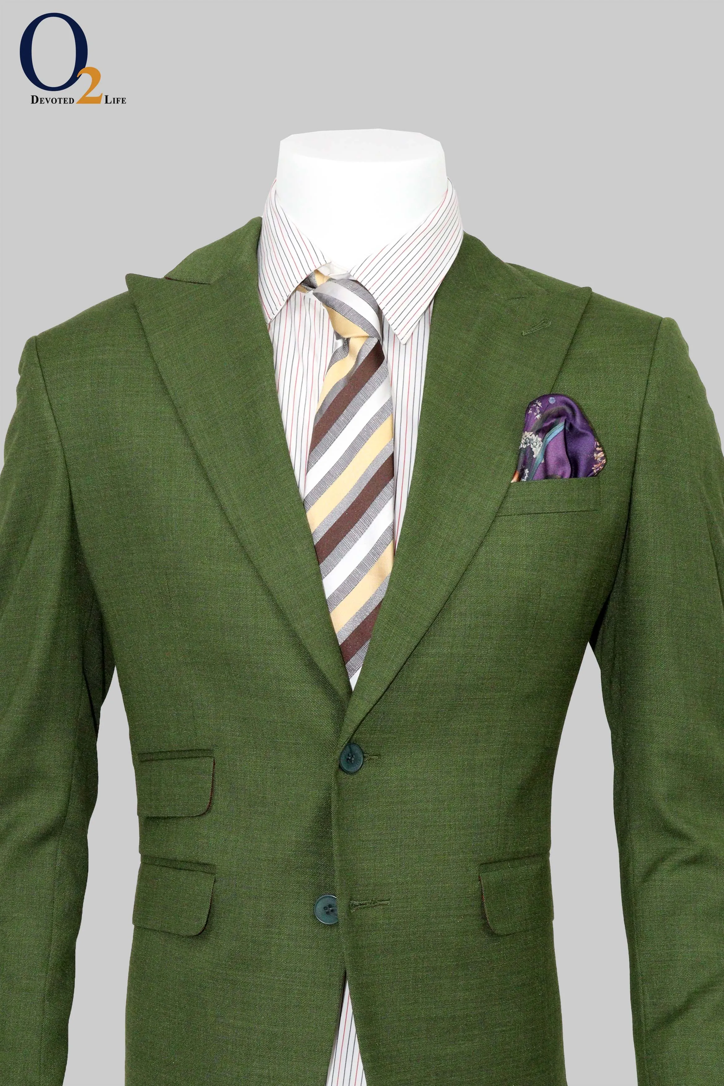 Pick Stitch Men’s Green Blazer