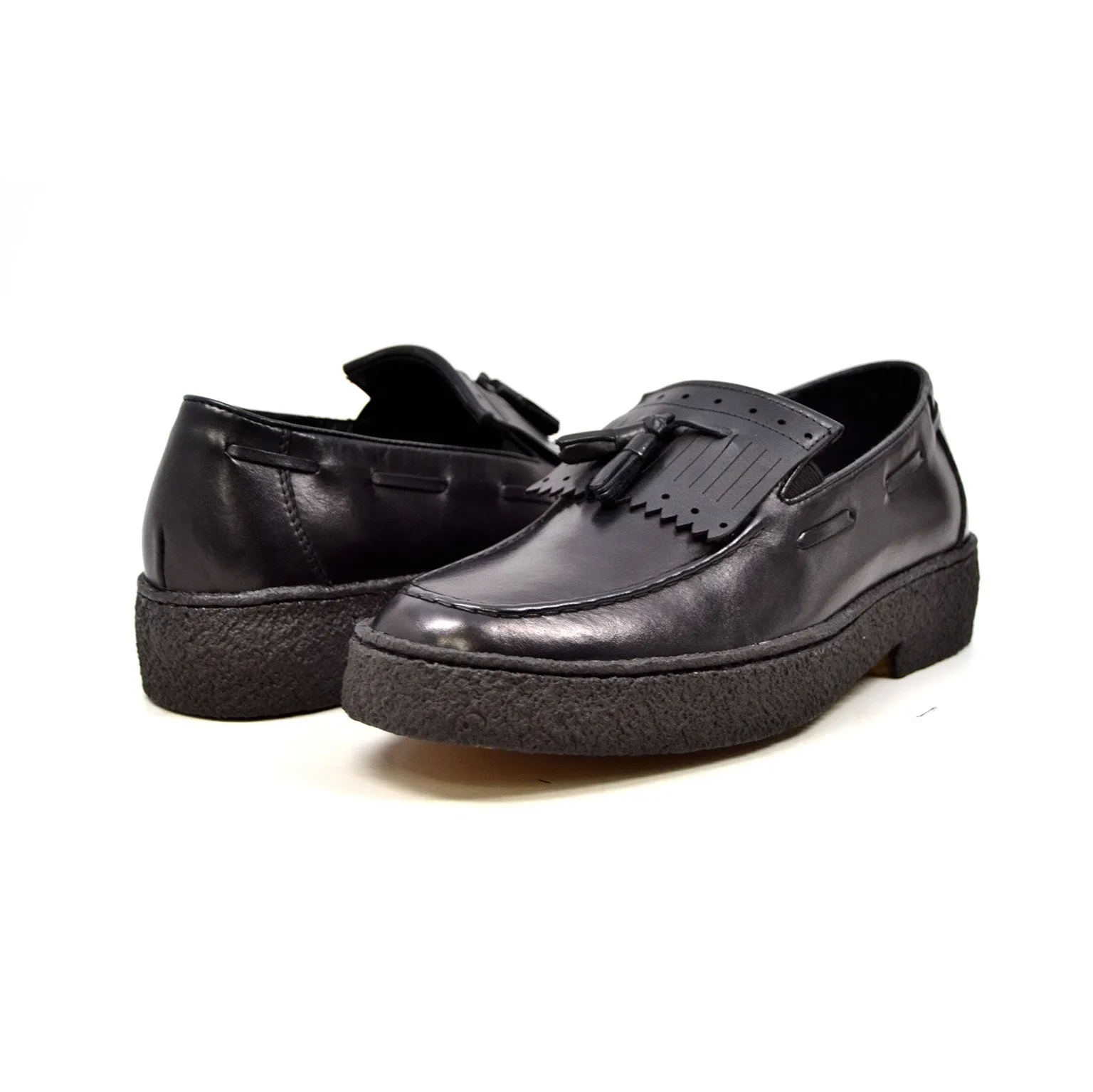 Playboy Cruise Leather Shoe - Sophisticated Old School Style with Tassel Detailing