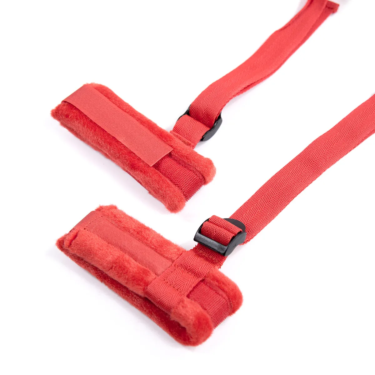 Red Hot Bondage Restraint Sex Pillow Set | Cuffs | Red | Fetish | Unisex