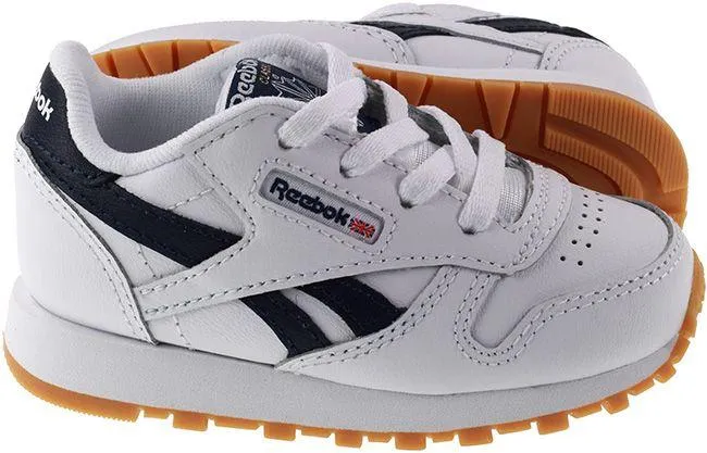 Reebok Trainers Infants Classic Leather White Collegiate Navy