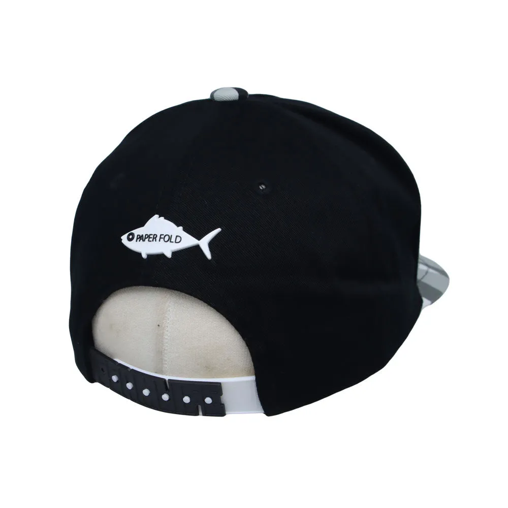 Snapback Hat Loopy Sheep Paper Fold Patch Geometry Pattern Flat Brim Cotton Baseball Cap TR21421