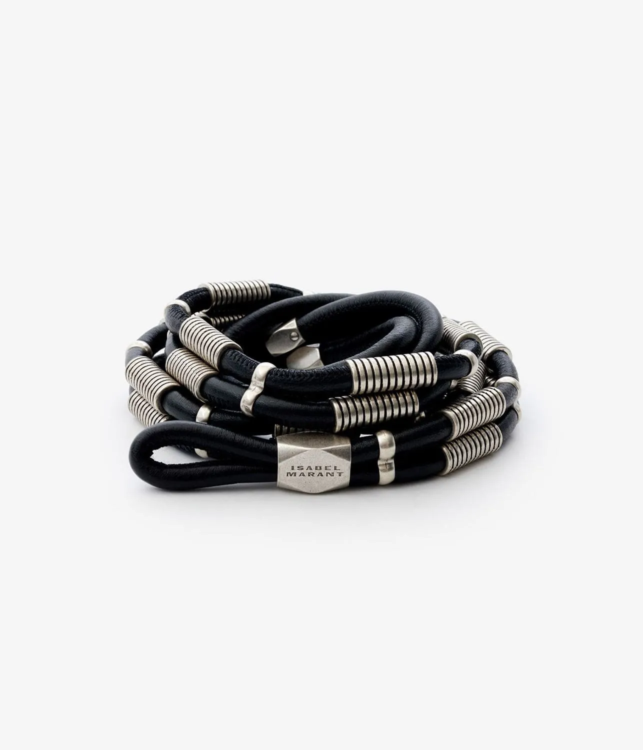 SWEN BELT- BLACK/SILVER