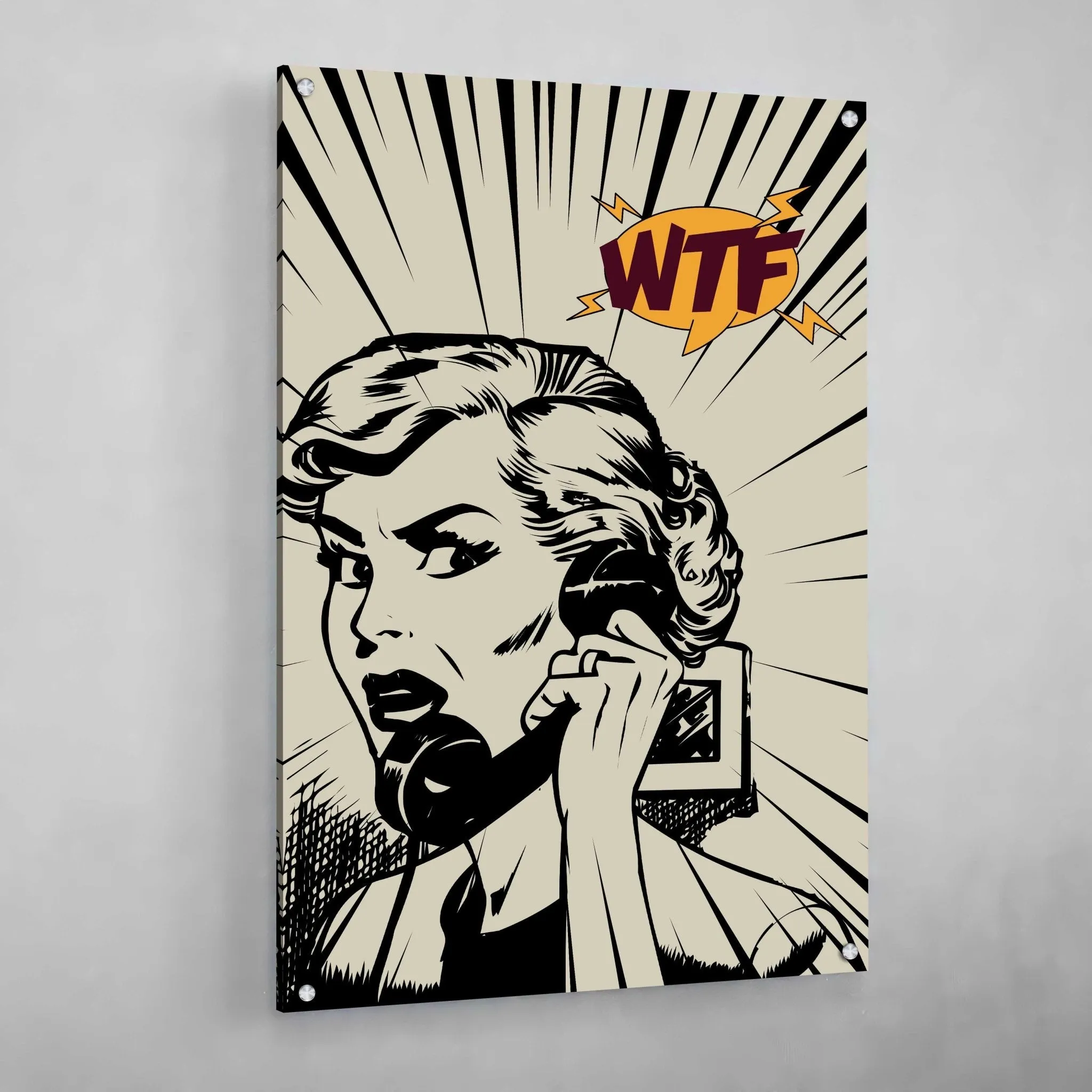 Vintage Pop Art Canvas