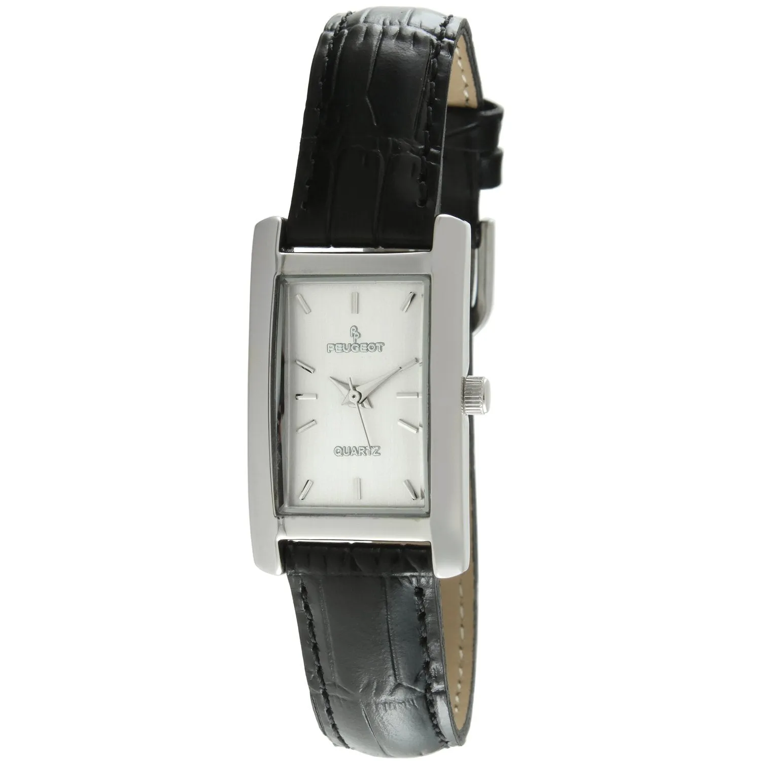 Women's Watch 34x20mm Contour Dress Black Leather Strap