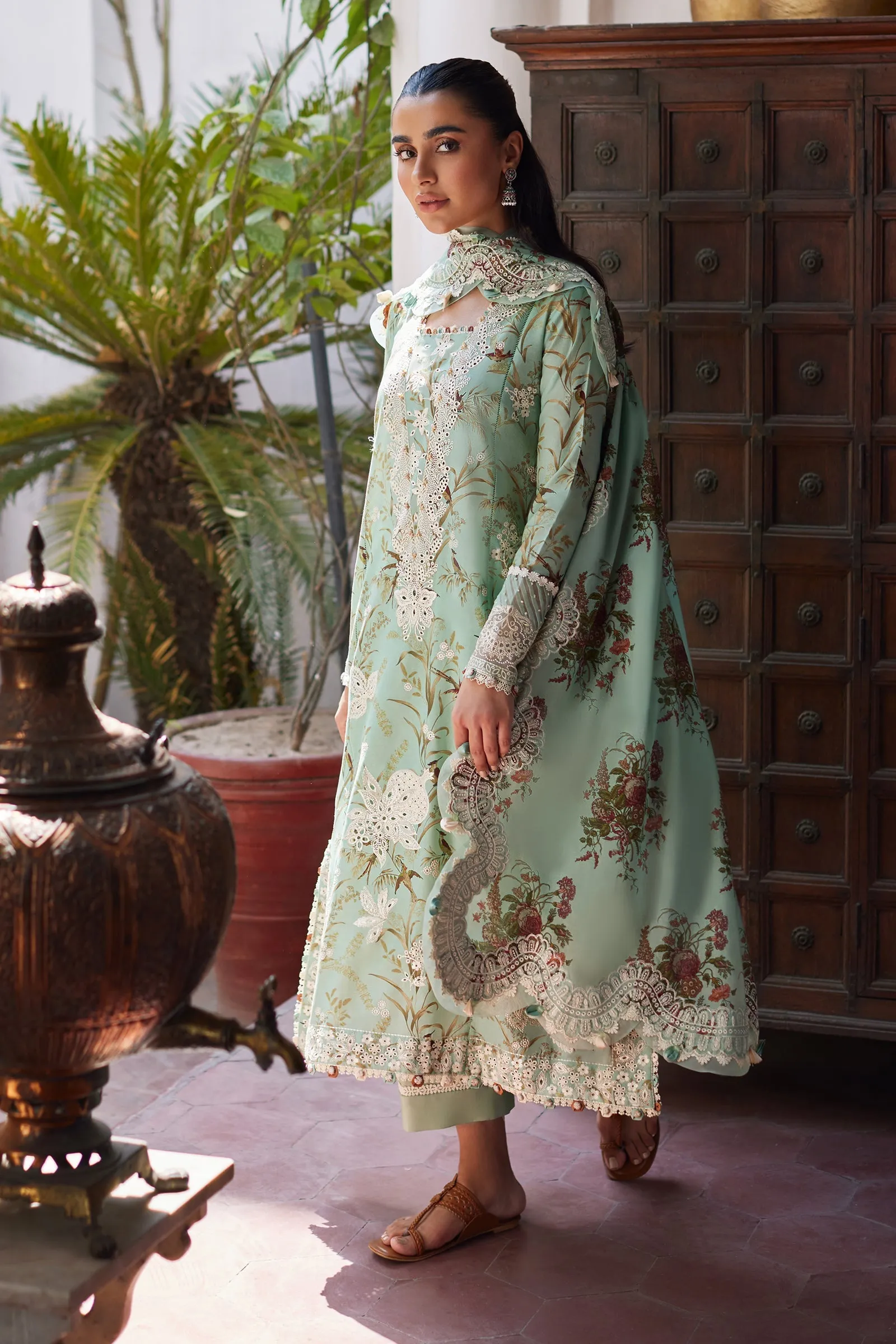 Zaha Festive Eid Lawn – MEHR (ZF24-04)